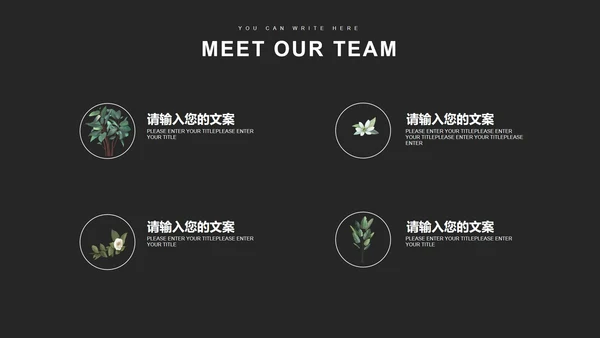 黑色简约年终述职PPT模板