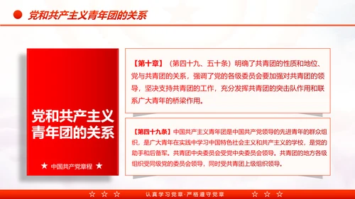 中国共产党章程党章党规学习解读PPT模板