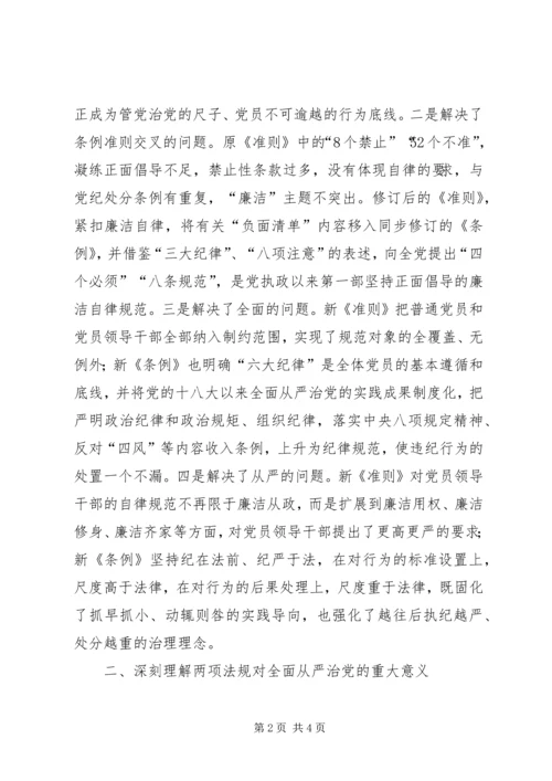 学习“纪律处分条例”心得体会精选.docx