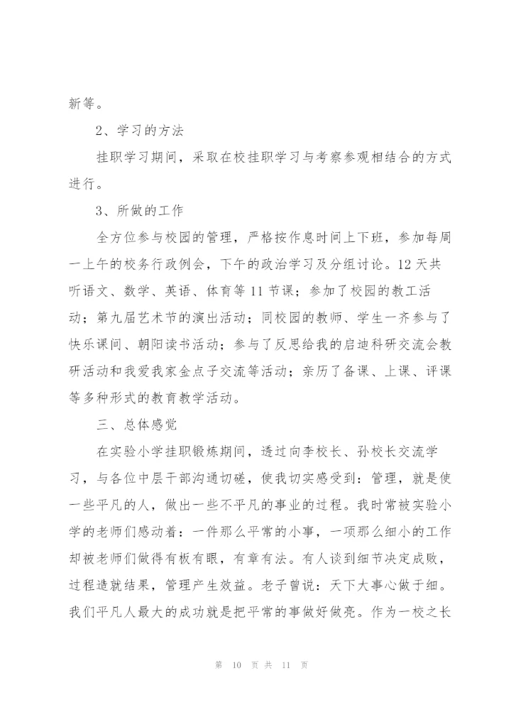 教师挂职锻炼工作总结三篇.docx