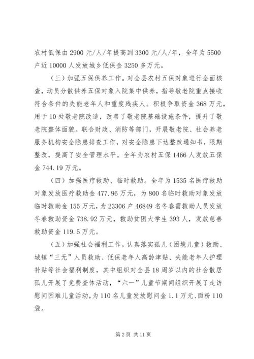 乡镇民政局年度基层民政事务工作总结.docx