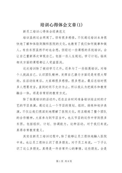 培训心得体会文章(5).docx