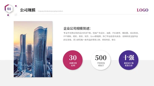 简约科技风公司介绍企业介绍公司简介企业宣传产品介绍ppt模板