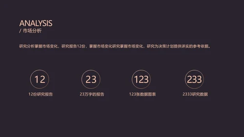 黑金商务金融行业年终汇报PPT模板
