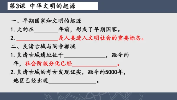 2024--2025学年七年级历史上册期中复习课件（1--11课   89张PPT）