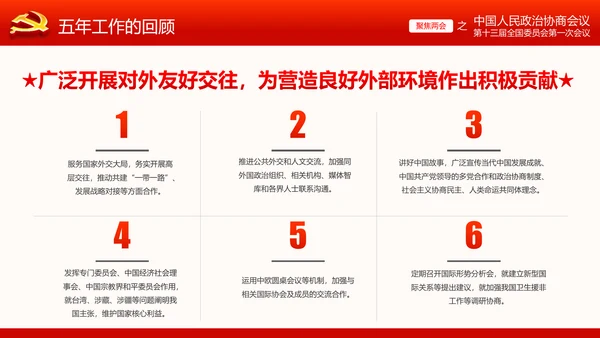 全国两会政协常委会工作报告ppt