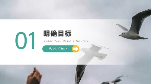 绿色图文业务技能管理课件PPT模板