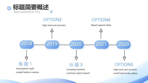 蓝色大气终工作总结商务PPT