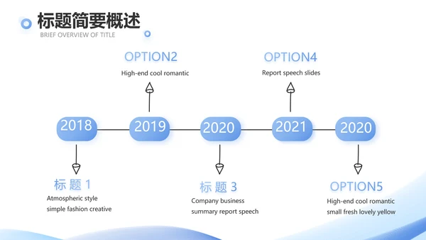 蓝色大气终工作总结商务PPT