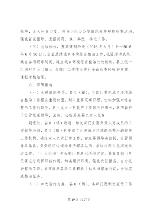 城乡环境综合整治实施方案.docx