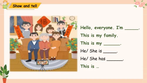 Unit 4 My family story time同步课件(共16张PPT)