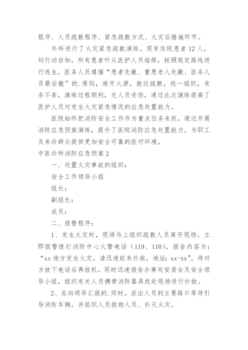 中医诊所消防应急预案.docx