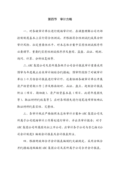 清产核资专项审计工作调查专题方案.docx