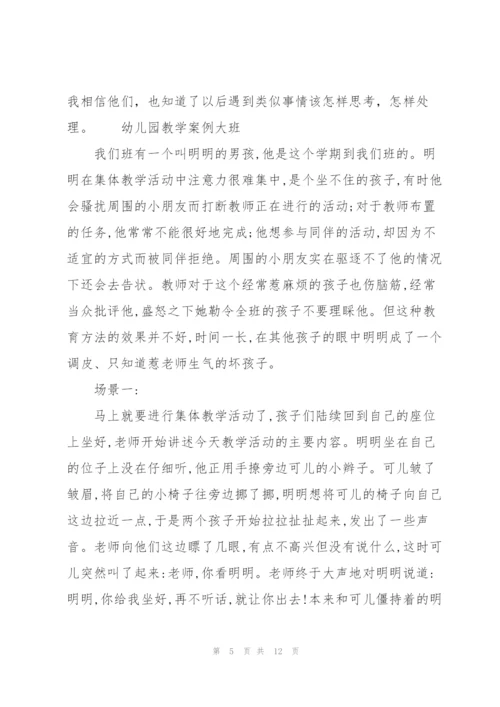 幼儿园教学案例大班.docx