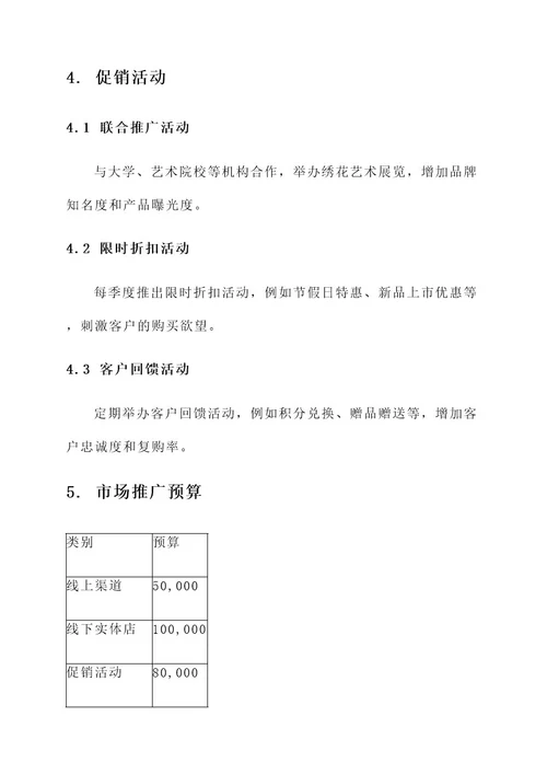 赣发绣营销方案