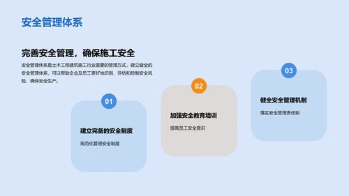 蓝色商务现代安全施工培训课件PPT模板