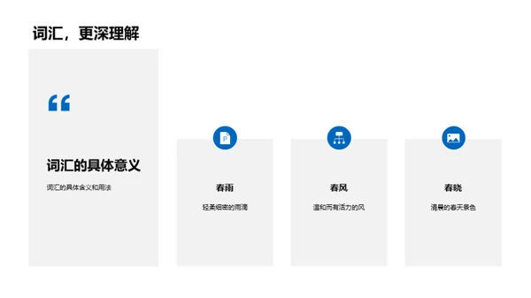 立春词汇的探索