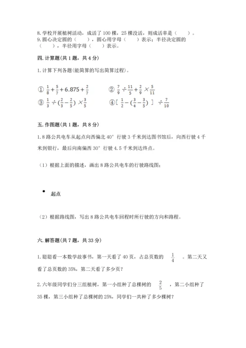 小学数学六年级上册期末测试卷及完整答案【夺冠系列】.docx