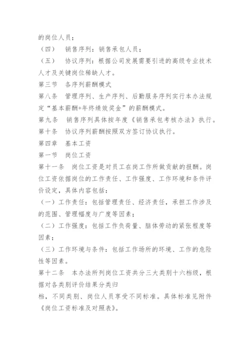 薪酬管理办法实施细则.docx