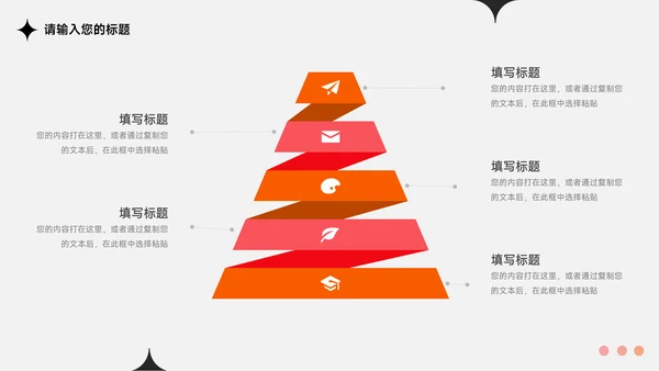 橙色时尚前沿毕业实习报告PPT模板