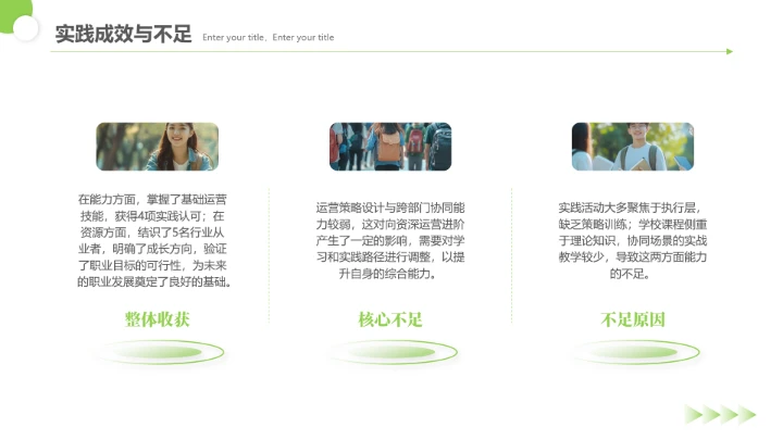 通用版大学生职业生涯发展展示职业生涯规划PPT2