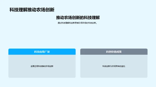 农场科技改革探索