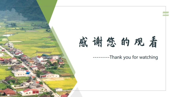 乡村振兴建设美丽新农村通用PPT模板