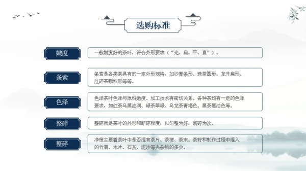 蓝色国风茶文化课件汇报PPT模板