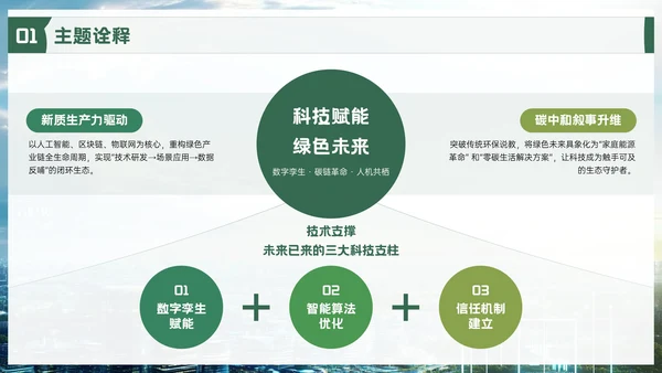 绿色品牌推广活动方案PPT模板