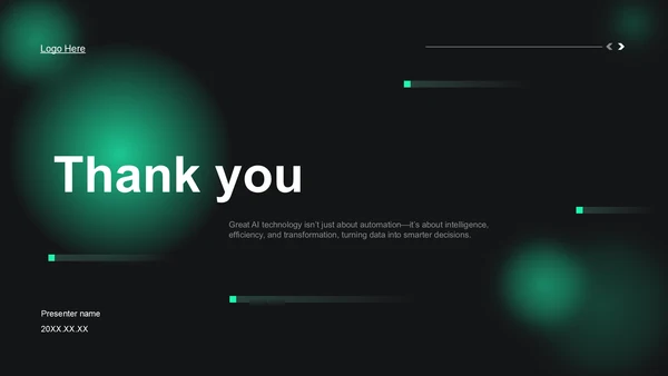 绿色科技风通用行业IT技术工作计划PPT主题