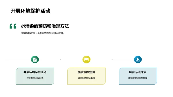 守护蓝色星球：水污染防治