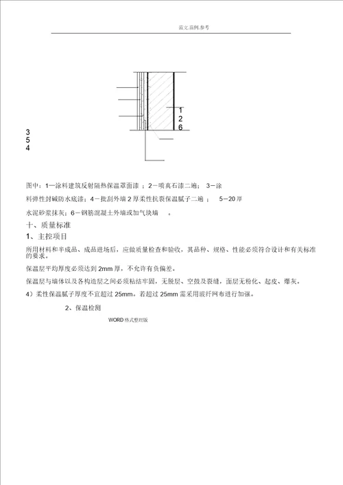 AD楼外墙保温腻子工程施工实施总结方案