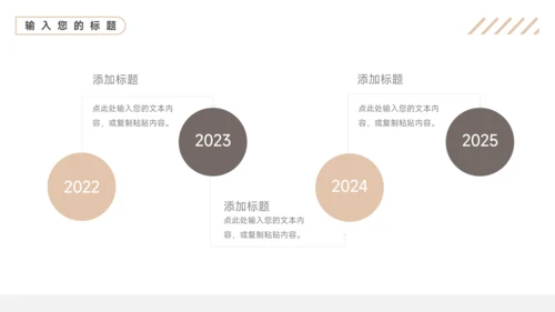 黄色文艺极简创意项目策划PPT模板