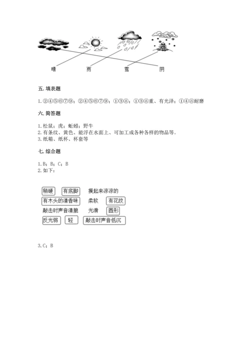 教科版科学二年级上册《期末测试卷》精品【能力提升】.docx