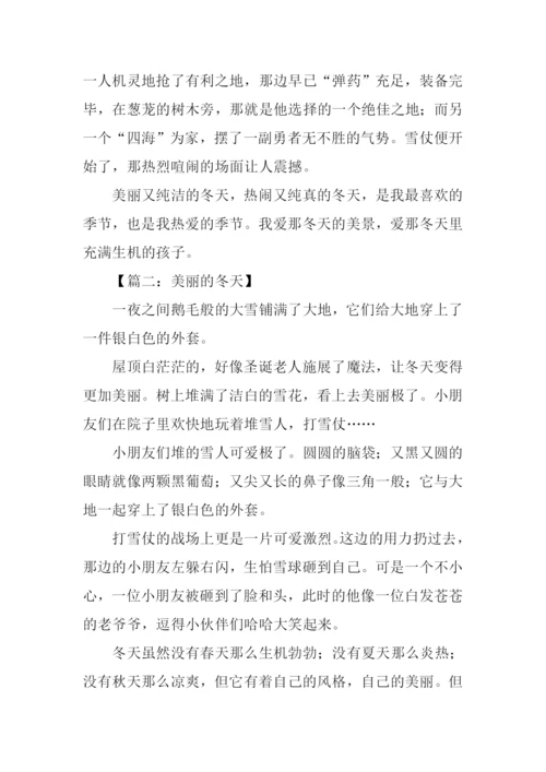 关于冬天的作文300字.docx
