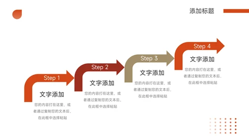 红色极简年终总结汇报PPT模板