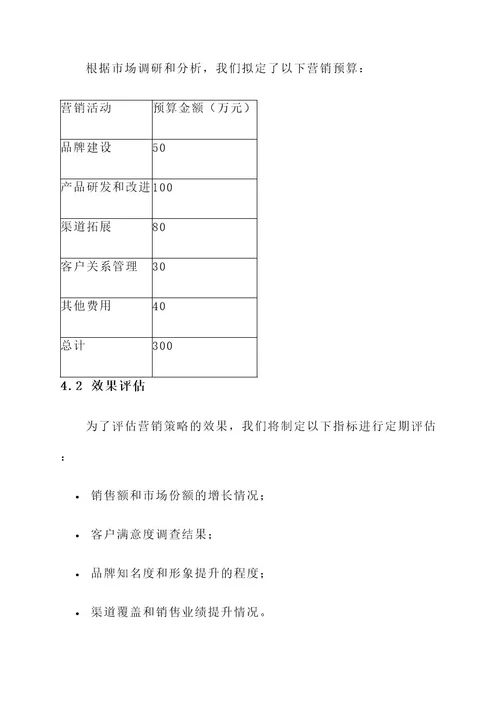 电气开关的营销方案