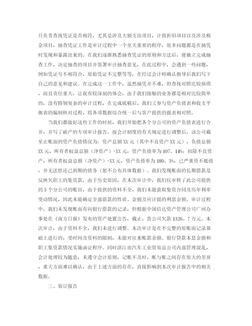 精编之会计师事务所工作总结范文三篇.docx