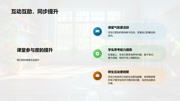 班会学习生活总结报告PPT模板