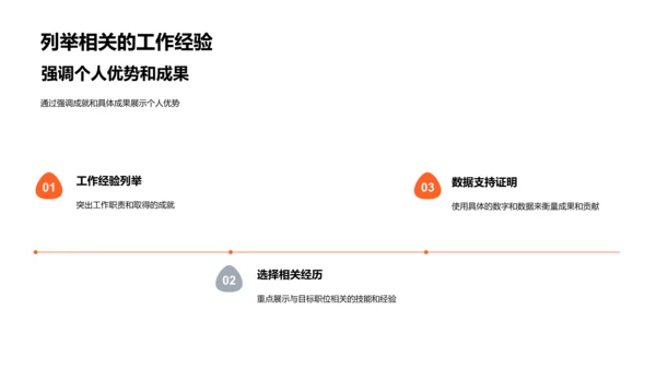 求职简历制作PPT模板