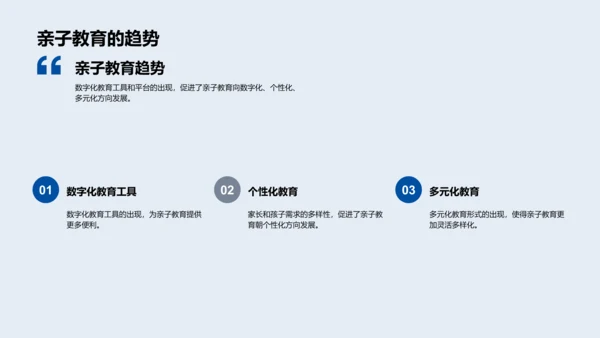 亲子教育实践PPT模板
