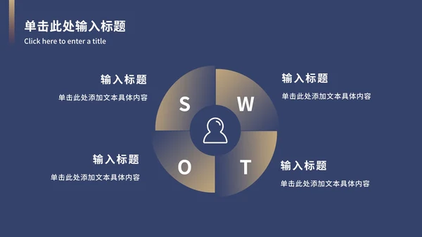 深蓝商务风商业计划书ppt模板