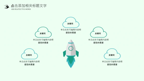 清明节气清新绿色清明节踏青PPT模板