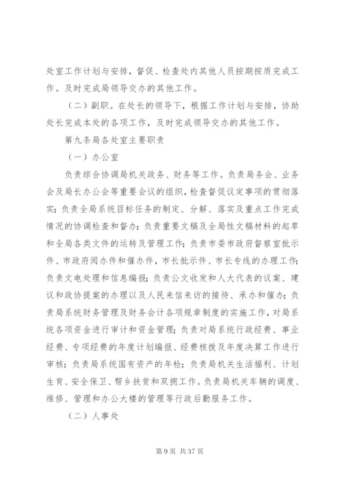 市城乡规划局行政执法责任制度精编.docx