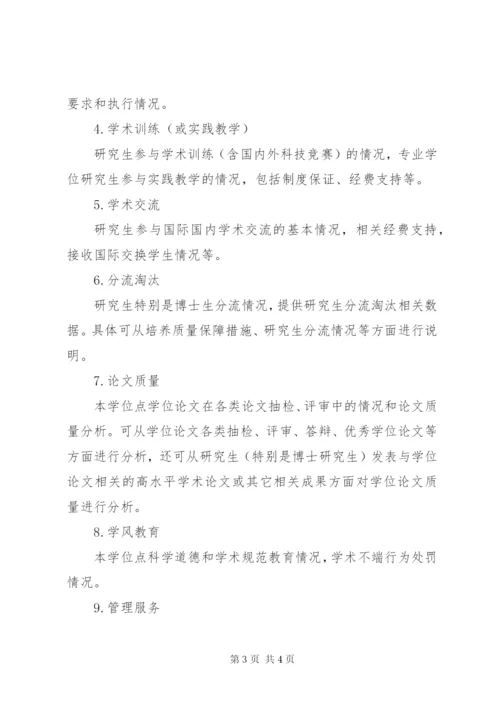 学位点合格评估总结报告提纲.docx