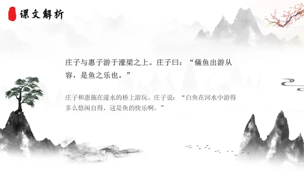 庄子与惠子游于濠梁之上2语文课件