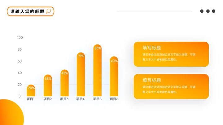 黄色渐变欧美工作总结汇报PPT模板