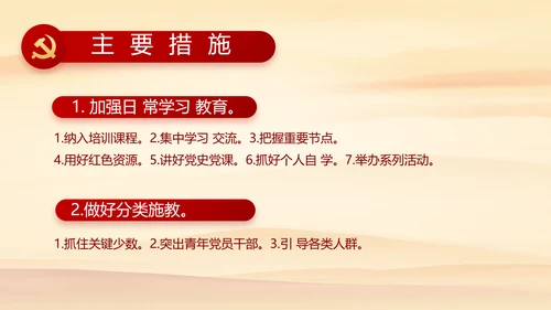 七一党支部党史学习教育工作总结PPT