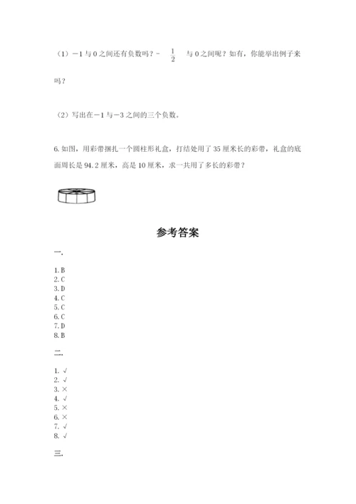 浙教版数学小升初模拟试卷精品（夺分金卷）.docx