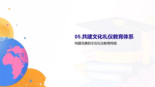 全球视野下的礼仪教育PPT模板